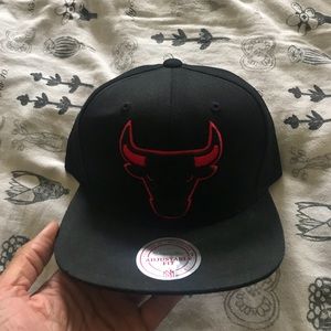 Official Chicago Bulls Mitchell and Ness SnapBack